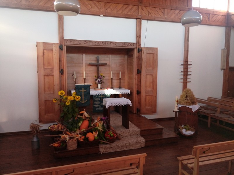 Altar geschmückt